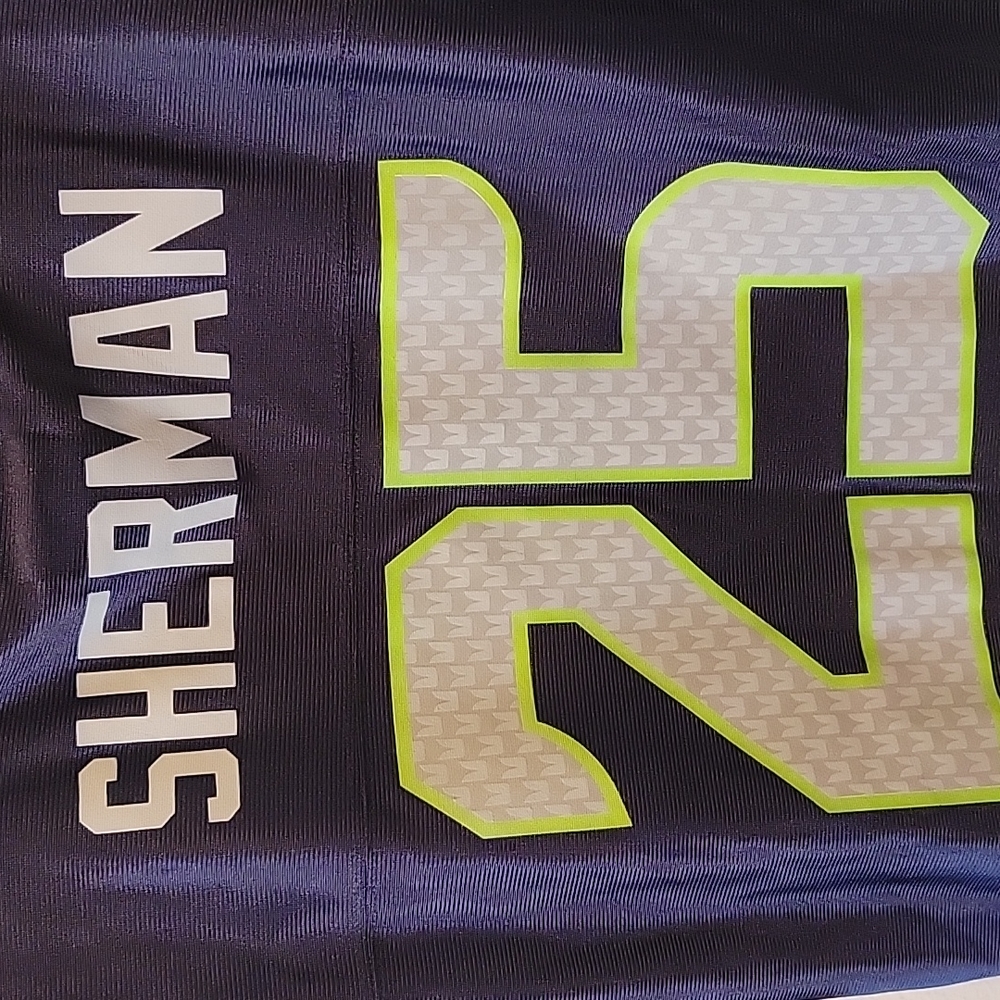 NFL Seattle Seahawks 25 Jersey Sherman Youth apparel XL 18-20 - Picture 7 of 13